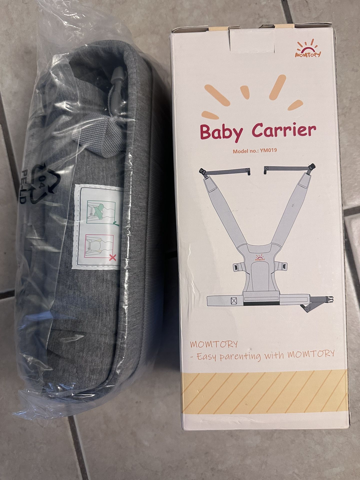 Newborn Carrier, Baby Carrier, 7-25lbs. MOMTORY. BRAND NEW