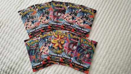 10 Pokémon Mega Evolution Chaos Rising Booster Packs