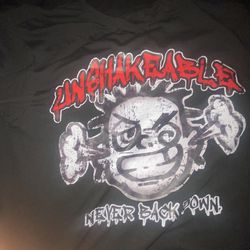 Black graphic tee by Manfinity