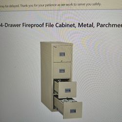 Fireproof File Cabinet Legal 4 Drawer