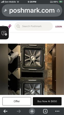 KICKER 15” SOLOBARIC SUBWOOFERS IN BOX