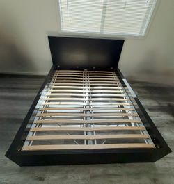 IKEA Malm Queen Size Bed Frame w/ Luroy Slats