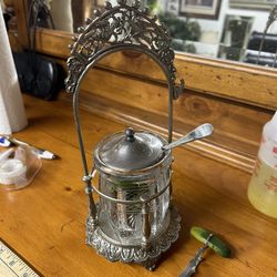 Antique Victorian Pickle Decanter (Late 1800s-1900) Rare Find