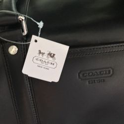 Coach Genuine Leather Transatlantic Duffle NEW W TAGS