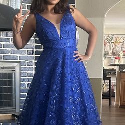 Blue Prom Dress