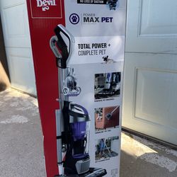 Dirt devil vaccum new in box total power plus complete pet