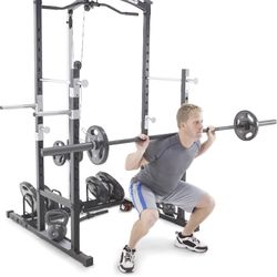 Squat Cage Bench Press Home Gym System