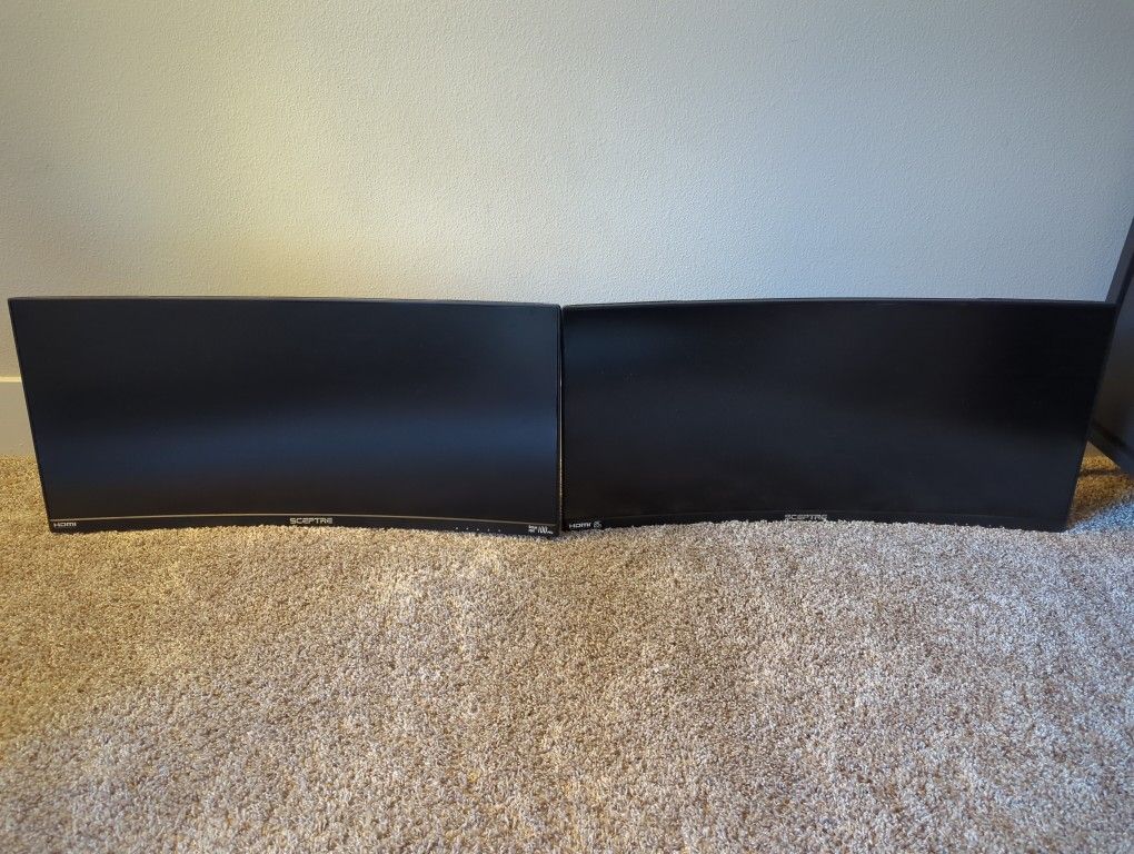 2x Sceptre 30" Curved Ultrawide Monitors