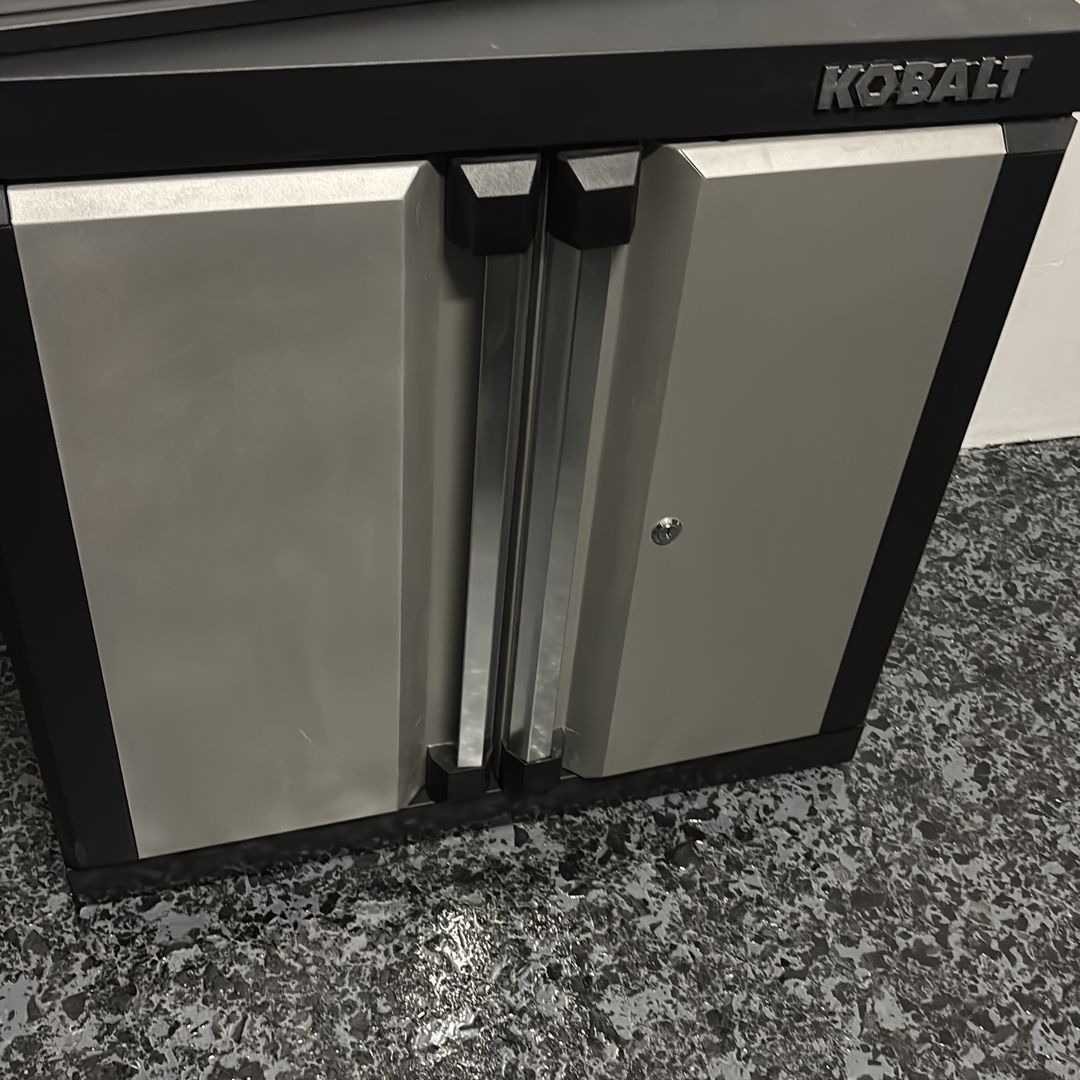 1 Kobalt Hanging Garage Cabinet