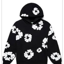 denim tears hoodie black 