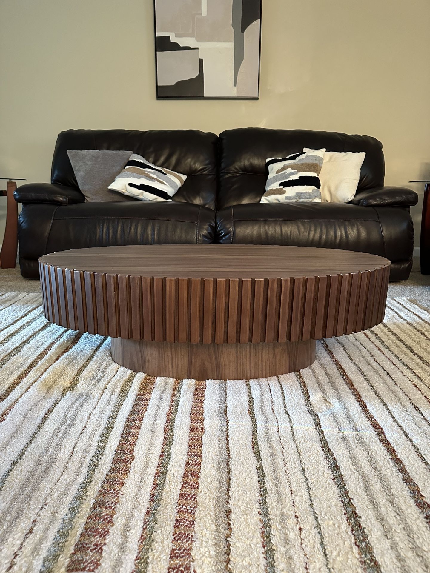 BRAND NEW UNUSED Oval Coffee Table
