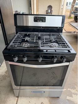 Whirlpool gas stove stainless steel