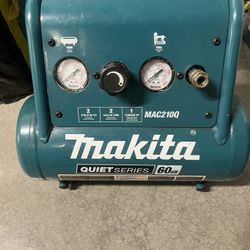 Makita Quiet Series 1/2 HP 1 Gallon Electric Air Compressor  25K064