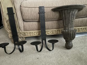 Candle Holders and Shelf