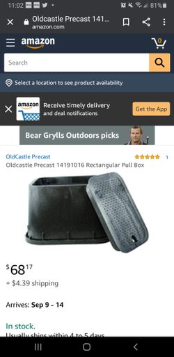 Rectangle electrical pull box BRAND NEW