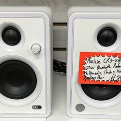 Mackie CR3-XBT 3” 50W Bluetooth Reference Multimedia Studio Monitors Speakers Pair 