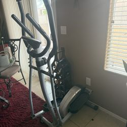 Lightweight, stationary gym equipment