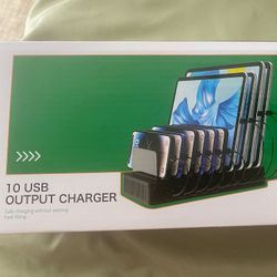 10 USB OUTPUT CHARGER