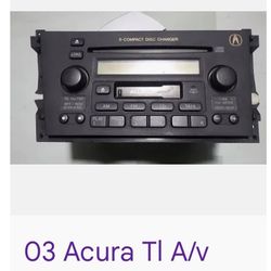 2003 Acura TL OEM Radio With 6 Disc Changer