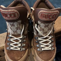Gucci Flashtrek  Boots (brick Red)