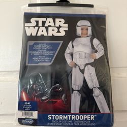 Star Wars Stormtrooper Costume 3T-4T New