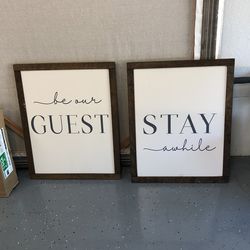 Two picture frames