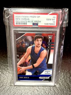 Deni Avdija Rookie PSA 10 RWB Prizm