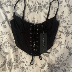 WHITE FOX CORSET TOP