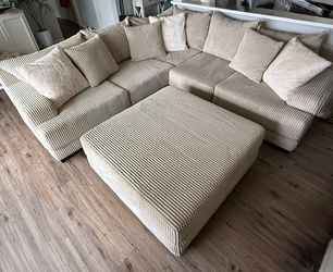 3 piece sectional ottoman set