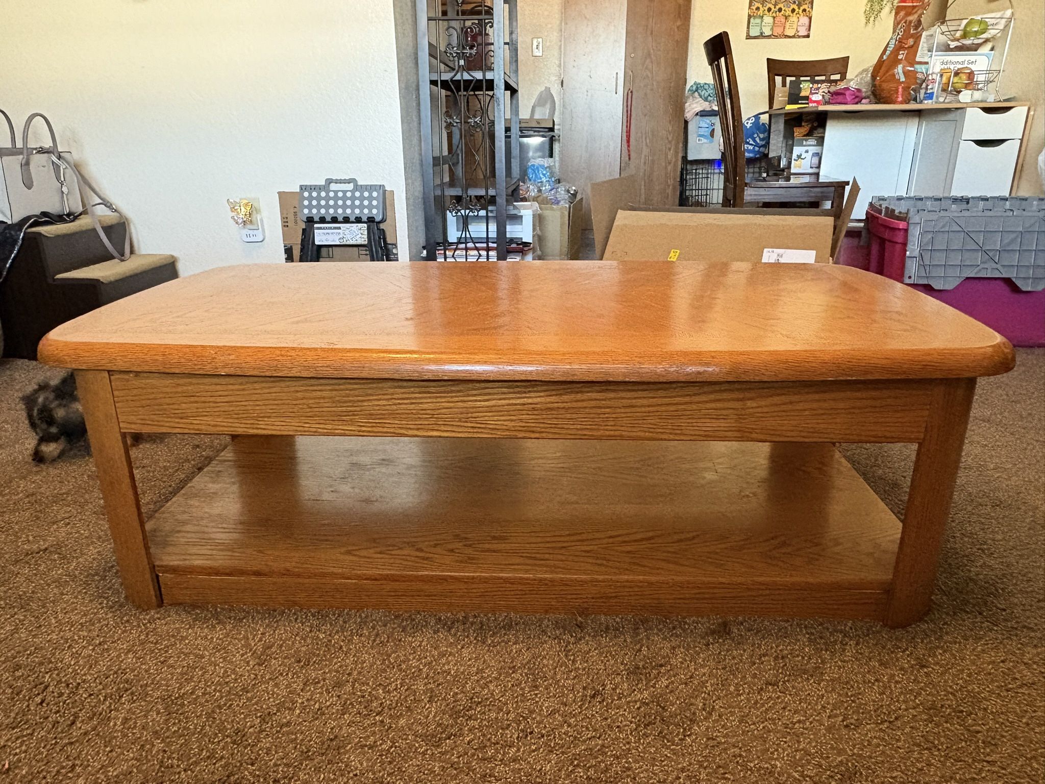 (Make an Offer!!!) Rising Lift-Up Coffee Table & 2 Matching End Tables