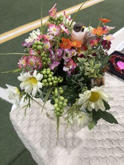 Flower Arrangements In Floral Cart