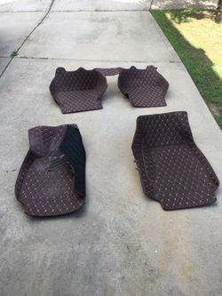 Custom Leather Floor Mats (used in 2012 Audi A6)