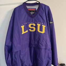 Franchise Club LSU Pullover Jacket Pretty Much New