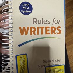 Rules For Writers 8th Edition