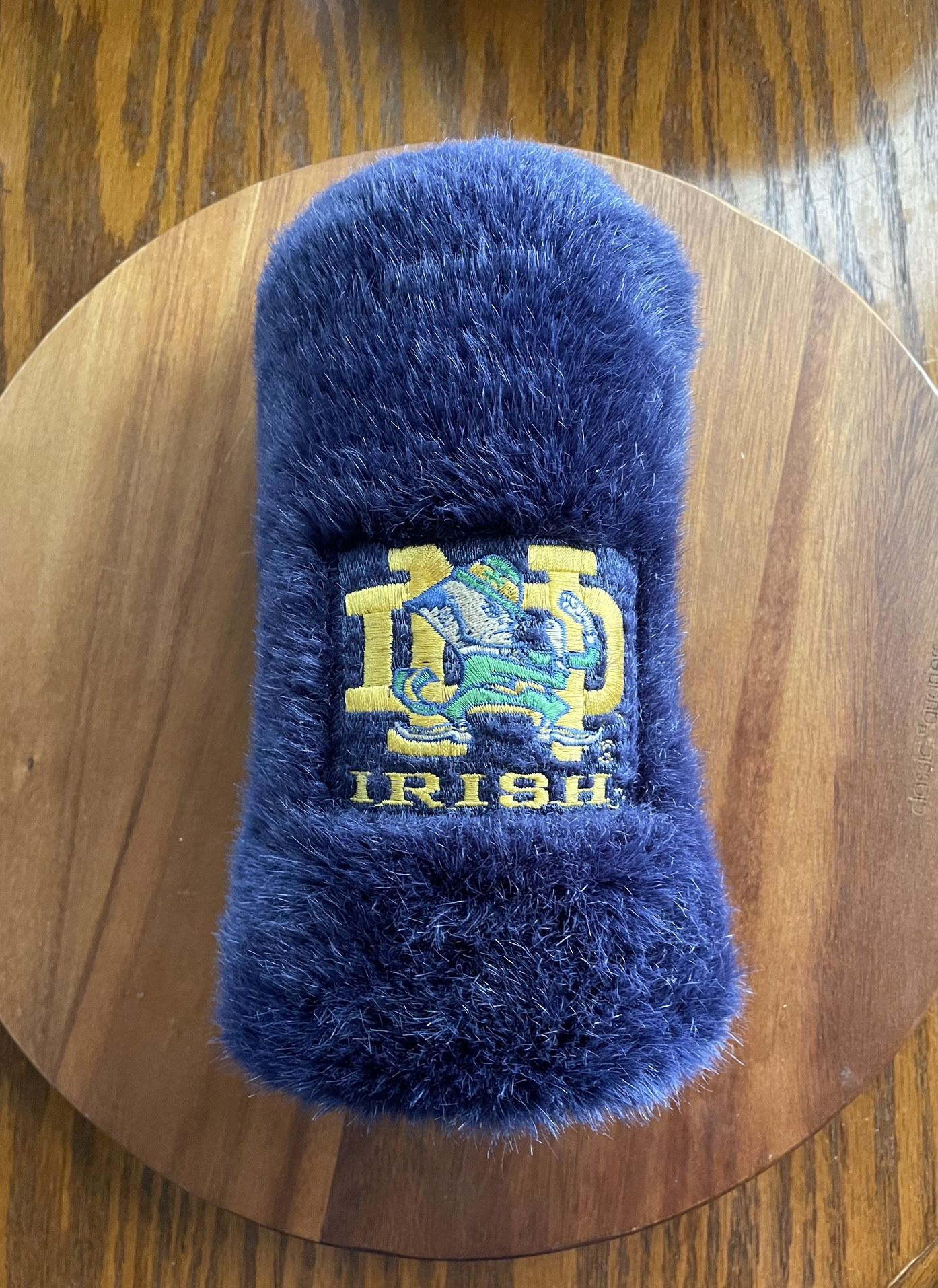 #1 Club Driver Wood Notre Dame Fighting Irish Head Cover - Plush - EUC