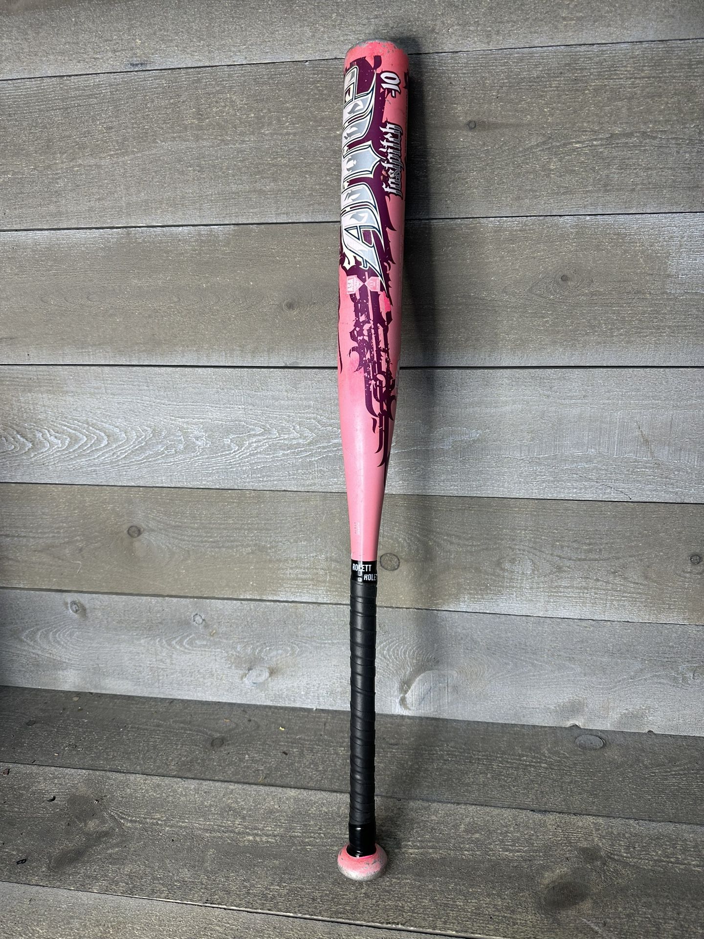 Worth Hot Pink FPAMPW 28" 18oz 2 1/4” Diameter Amp Fastpitch Softball Bat -10