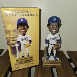 DODGERS Legends DUSTY BAKER SGA Bobble Head