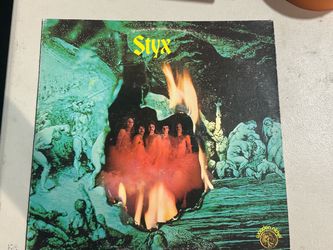 Styx Styx 12" Black Vinyl LP Stereo Wooden Nickel WNS-1008 1972