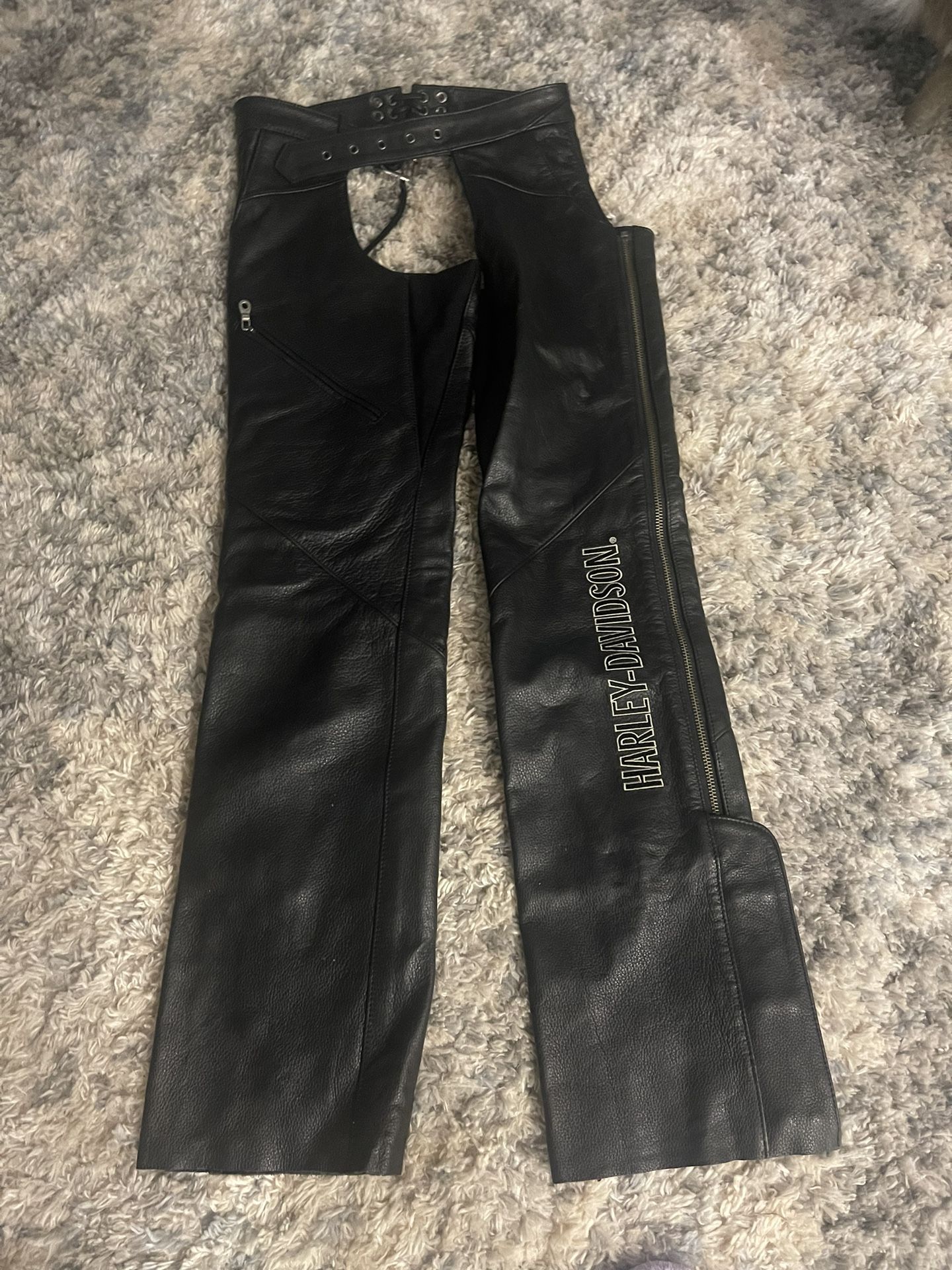 Leather Harley Davidson Chaps