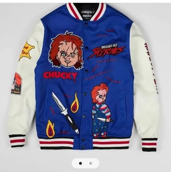 Reason x Chucky Men's wool varsity jacket