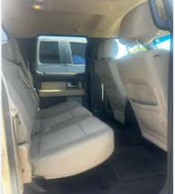 Truck Rear Seat Bench Tan Cloth