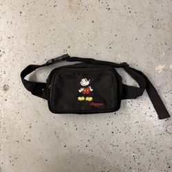 Disneyland Resort Mickey Mouse Black Small Waist Bag Fanny Pack