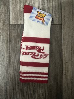 Men’s Toy Story Pizza Planet crew socks Shoe size 6.5 - 12