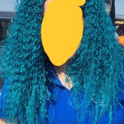 Wig Made With X-pression Hair Extensions 