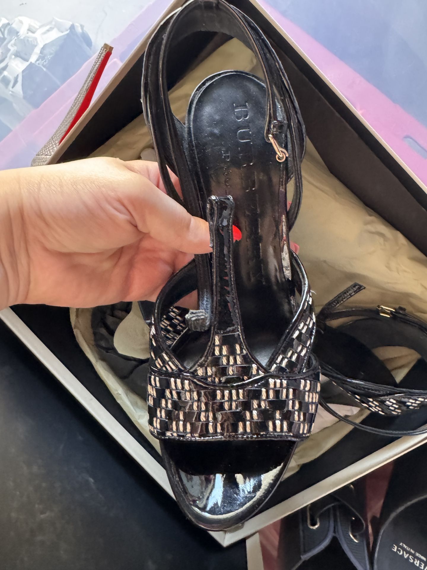 Burberry high heels 