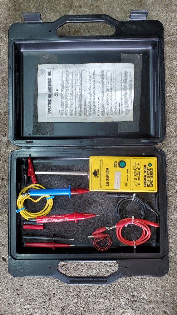 BEHA UNITEST CAT. NO. 8888 DISCHARGE LAMP TESTER LT277
