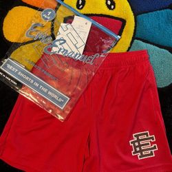 red eric emanuel shorts 
