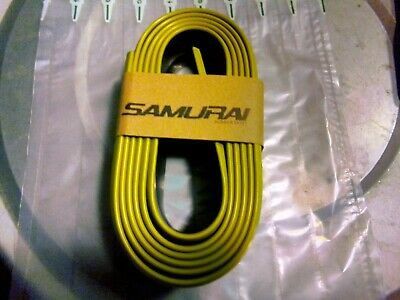 Samurai Rubber Skirt Carbon Fiber Universal Front Bumper Golden Yellow 916007b