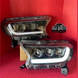 Ford Ranger 2019. 2023 Headlights.