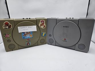 Lot Of (2) Sony PlayStation 1 PS1 SCPH-1001 *FOR PARTS*Systems Only XStation Mod
